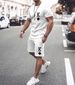 Men's printed casual short-sleeved two-piece suit_ipsvogv.com