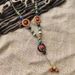 New Chinese Long Ceramic Bead Women's Ancient Zen Woven Necklace, Ethnic Style Versatile Collarbone Chain_ipsvogv.com