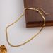 Simple Style Stainless Steel Titanium Steel Plating Gold Plated Necklace_ipsvogv.com