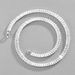 Women's Jewelry Trendy Cuban Link Chain With Full Zirconia Inlay, Minimalist Geometric Statement Necklace For Women And Men, Sizes 18-60cm_ipsvogv.com