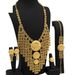 Dubai gold-plated bridal jewelry set Nigerian necklace earrings ring bracelet four-piece set in stock_ipsvogv.com