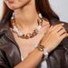 Baroque Irregular Shaped Beads Bracelet Necklace Exaggerated Retro Jewelry_ipsvogv.com