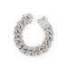 Hip Hop 20mm Full Diamond Lines Men's Bracelet Anklet Exaggerated Personality Rap Rhinestone Cuban Chain_ipsvogv.com
