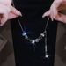 new Autumn 2024 And ! Winter Versatile Zircon Necklace For Women's Fashion, Light Luxury Design, Adjustable Tassel Sweater Fashion, Design,_ipsvogv.com