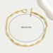 Ins minimalist style women's high-end feeling collarbone chain versatile geometric niche design cross metal necklace_ipsvogv.com