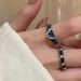 Irregular Bow Ring For Women In Autumn Winter, Light Luxury Cold Style, Opening Index Finger Ring, Fashionable_ipsvogv.com