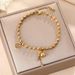 New Product Live Broadcast Good Goods Titanium Steel Non Fading Small Gourd Ins Niche Design Fulu Bead Transfer Bracelet_ipsvogv.com
