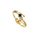 Titanium Steel New Black And White Fritillaria Clover Set With Diamond Spring Open Bracelet Instagram Versatile Design_ipsvogv.com