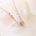 Stainless Steel Full Crystal Small Waist Necklace Micro-inlaid Classic Design Water Wave Chain Pendant Necklace No Fade_ipsvogv.com