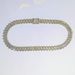 Unisex New Alloy Cuban Chain With Diamonds 13.5mm Rhombus Full Diamond Original Design Necklace For Men And Women Hip Hop Style_ipsvogv.com
