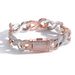 Unisex 15mm Wide 8 Character Infinite Chain Rose Gold Two Color Cuban Chain Micro Inlaid Zircon Trendy Hip Hop Bracelet_ipsvogv.com