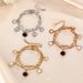 Titanium Steel Bracelet For Women, Black White, Double Layered Roman Numerals, Light Luxury, Simple And Versatile. Hand_ipsvogv.com