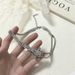 Asymmetric Tassel Belt Buckle Choker Sparkling Diamond Cool Style With Niche Design, High-end Non Fading Necklace_ipsvogv.com