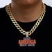 MakeAmerica CREAT AGAIN Alphabet Alloy Pendant Hip Hop Men's Necklace_ipsvogv.com