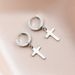 Fashion Punk Cross Ear Clips Ear Buckles Men's And Women's, Hip Hop Trend Geometric Earrings Pendant Earrings_ipsvogv.com