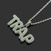 Hip Hop TRAP Music Style Personalized Diamond Set Letter Men's Necklace Accessories Pendant Jewelry_ipsvogv.com