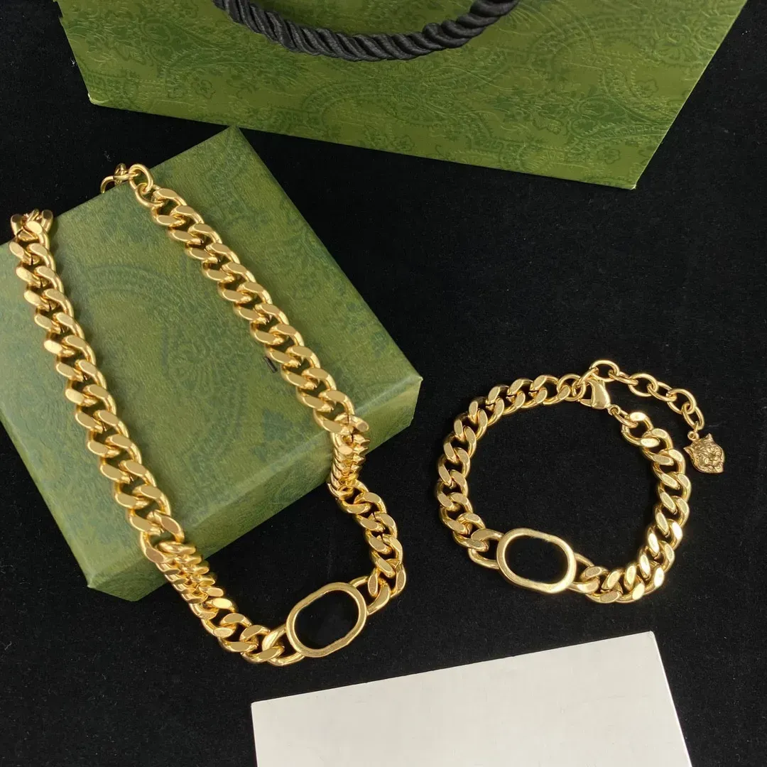 New Designer Necklace And For Unisex Letter Bracelets Gold Chain Stainless Steel Charm Choker Necklaces Jewelry_ipsvogv.com