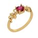 Sanjie 2025 New Instagram Celebrity Fashion Diamond Simple Women's Japanese Korean Curve Inlaid Red Zircon Ring_ipsvogv.com