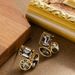 French Style Light Luxury Exquisite Diamond Studded Super Sparkling Crystal Earrings, Women's High-end Feeling, Simple_ipsvogv.com