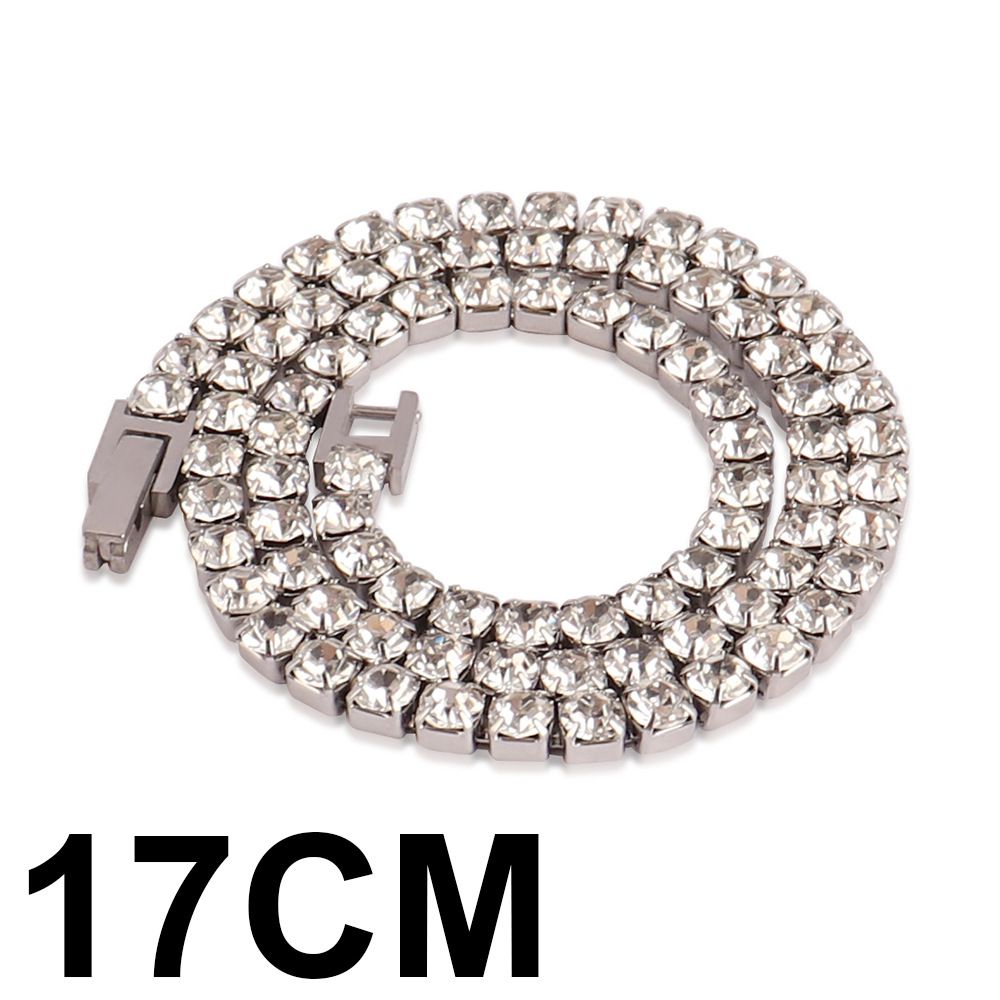 Hip Hop 4mm Zircon Tennis Jewelry For Women And Men Accessories Niche Necklace_ipsvogv.com