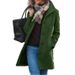 Women's Clothing womenswear spring and autumn simple medium and long quality women's coat woolen coat_ipsvogv.com