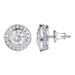 Women's Jewelry S925 Sterling Silver Round Moissanite Earrings Luxury High End Diamond Earrings_ipsvogv.com