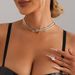 Punk Hip Hop Style Necklace Women's Fashion Simple Personality Knotted Wrapped Double Snake Bone Chain_ipsvogv.com