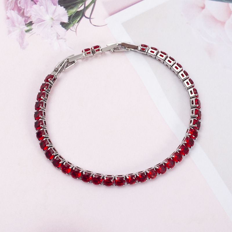 Hot Selling Popular Light Luxury High-end Diamond Inlaid Zircon Bracelet With Colorful Diamonds, Personalized And_ipsvogv.com