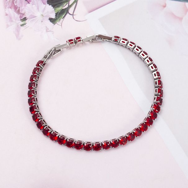 Hot Selling Popular Light Luxury High-end Diamond Inlaid Zircon Bracelet With Colorful Diamonds, Personalized And_ipsvogv.com