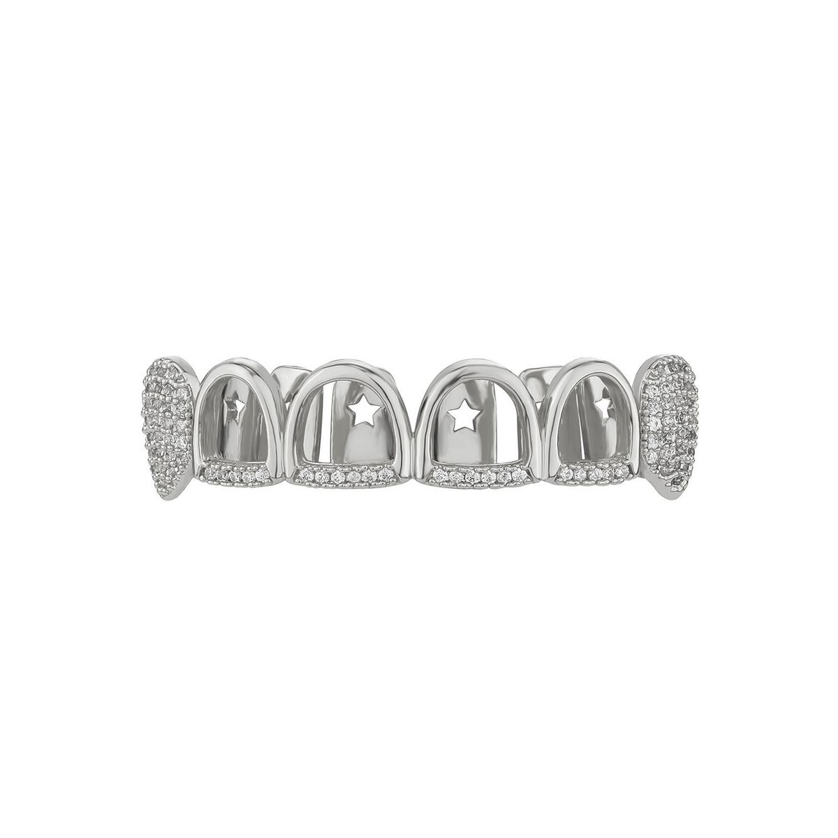 Funny And Personalized Braces With Zirconium Punk Style, Halloween Cosplay, Big Gold Teeth Accessories_ipsvogv.com
