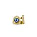 Halloween Men And Women's Fashion Personality Gold Teeth Devil Eyes Inlaid Zircon Braces Cosplay Accessories_ipsvogv.com
