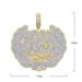 New Large-sized Letter Road Runna Pendant Full Of Diamond Electric Gold Men's Hip-hop Accessories_ipsvogv.com