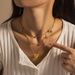 retro stainless steel multi layer love zircon necklace tassel stacked clavicle chain niche hand_ipsvogv.com