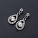 Creative Fashion Bride Necklace Earrings Pearl Alloy Wedding Jewelry Set_ipsvogv.com