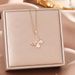 Cross Inlaid Zircon Titanium Steel Necklace For Women, Simple Butterfly, High-end, Niche Design, Fashionable_ipsvogv.com