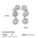 stainless steel personality round thread line winding earrings female hot selling titanium steel earrings_ipsvogv.com