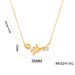 Tulip Delicate Unique Zircon Flower Necklace Delicate Light Luxury Inlaid White Stone Pendant French Clavicle Chain_ipsvogv.com