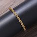 5mm Stainless Steel Twisted Rope Chain Hip-Hop Twist Ins Style Unisex Couple Bracelet_ipsvogv.com