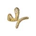 Real Gold Electroplated Curved Snake Opening Korean Style Ins, Fashionable Personalized Index Finger Ring, Light Luxury_ipsvogv.com