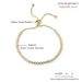 Unisex Fashion Full Diamond Diamond Tennis Bracelet Women Micro Inlaid Zircon Crystal Adjustable Bracelet Accessories_ipsvogv.com