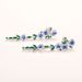 Cao Shi's Natural Long Earrings, Feminine Style, Summer Oil Dropping Flowers, Zircon Earrings, Elegant Accessories_ipsvogv.com