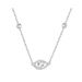Lucky Lucky White Diamond Magic Eye DDevil's Eye Necklace Female Element Clavicle Chain Pendant_ipsvogv.com