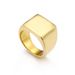 Men And Women's Jewelry Laser Logo Engravable Smooth Titanium Steel Ring Geometric Round Stainless Steel Ring Cool Style_ipsvogv.com