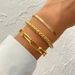 Jewelry Snake Bone Multi-layer Bracelet Creative 3-piece Set Of Metal Chain Bracelets For Women_ipsvogv.com