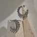 Women’s Jewelry Set Fashion Fashionable Niche INS Titanium Steel Vintage Chain Design Gold And Silver Earrings_ipsvogv.com