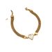 Korean Black White Double-sided Heart-shaped Titanium Steel Bracelet For Women, With A Three-layer Chain And Elegant_ipsvogv.com