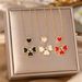 Korean Version Four Leaf Clover Love Titanium Steel Necklace For Women's Ins, High-end Mother Of Pearl Pendant,_ipsvogv.com
