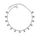 New Deyi Pure Silver Mosang Stone Plated With PT950 Gold Light Luxury Tassel Four Claw Bracelet Daily Elegance_ipsvogv.com
