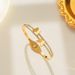Simple Lines, Double Butterfly Titanium Steel Bracelet, Internet Celebrity Jewelry, Fashionable, Light Luxury, Full_ipsvogv.com