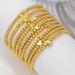Environmental Protection CCB Beaded Stacking Bracelet Women's Elastic Moon Cross Cactus Shell Love Bracelet Women_ipsvogv.com